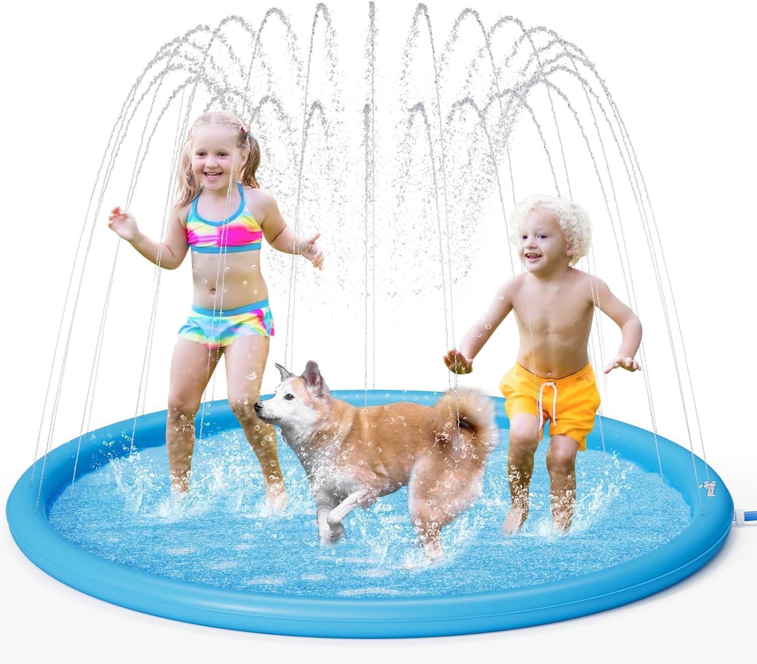 Pecute Splash Pad Espesar 0,55mm Tapete de Juegos