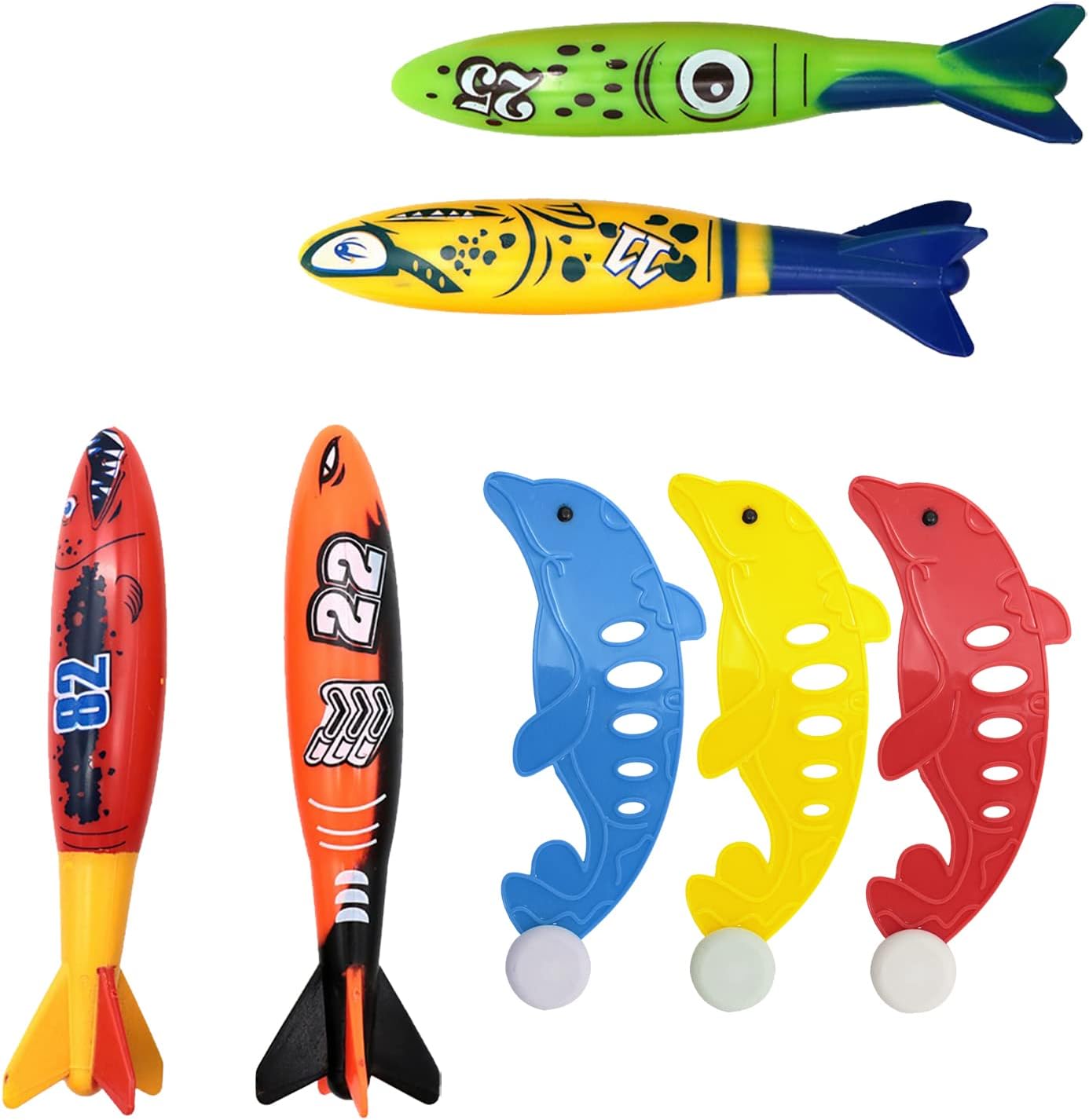 Juego de Juguetes de Piscina de 4 Piezas con 1