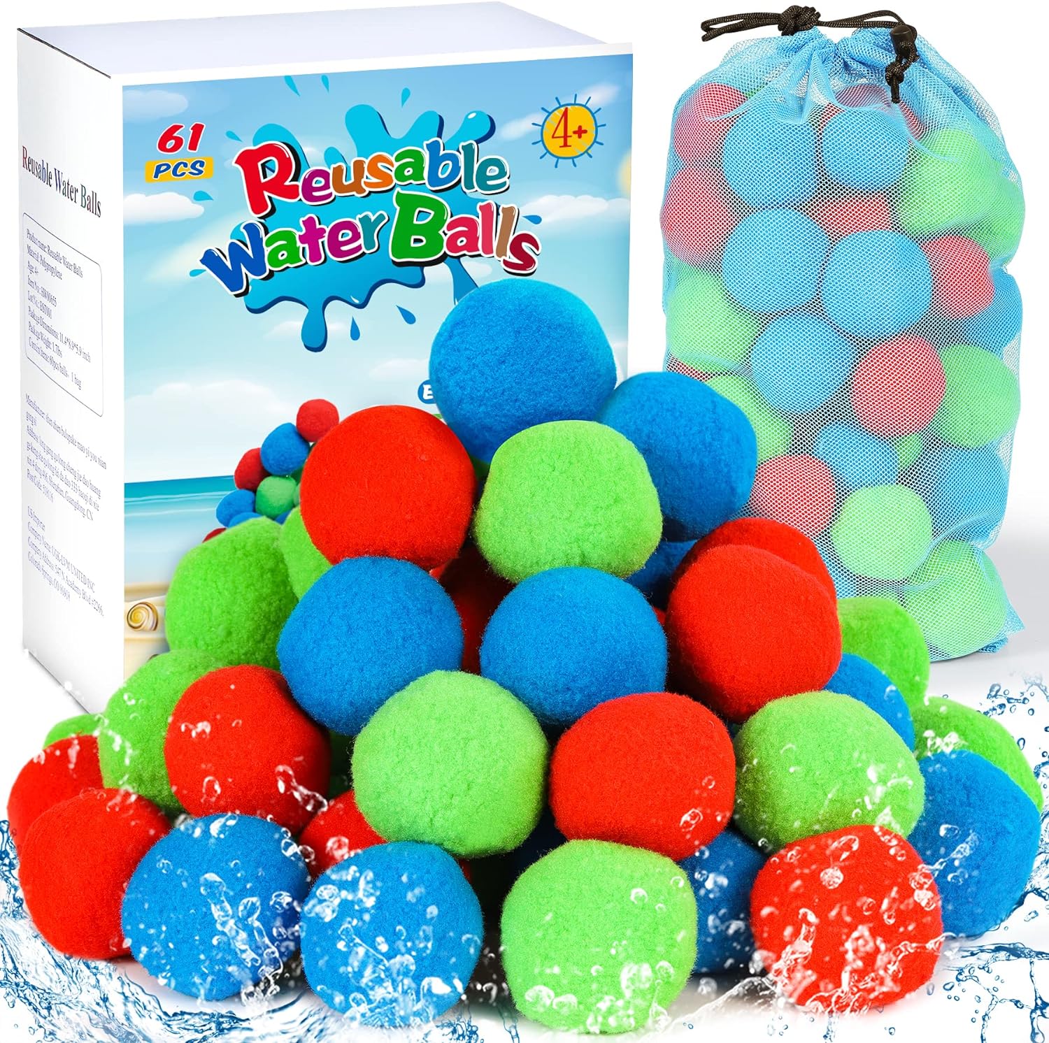 Globos de Agua - Gontence 61Pcs Globos Agua