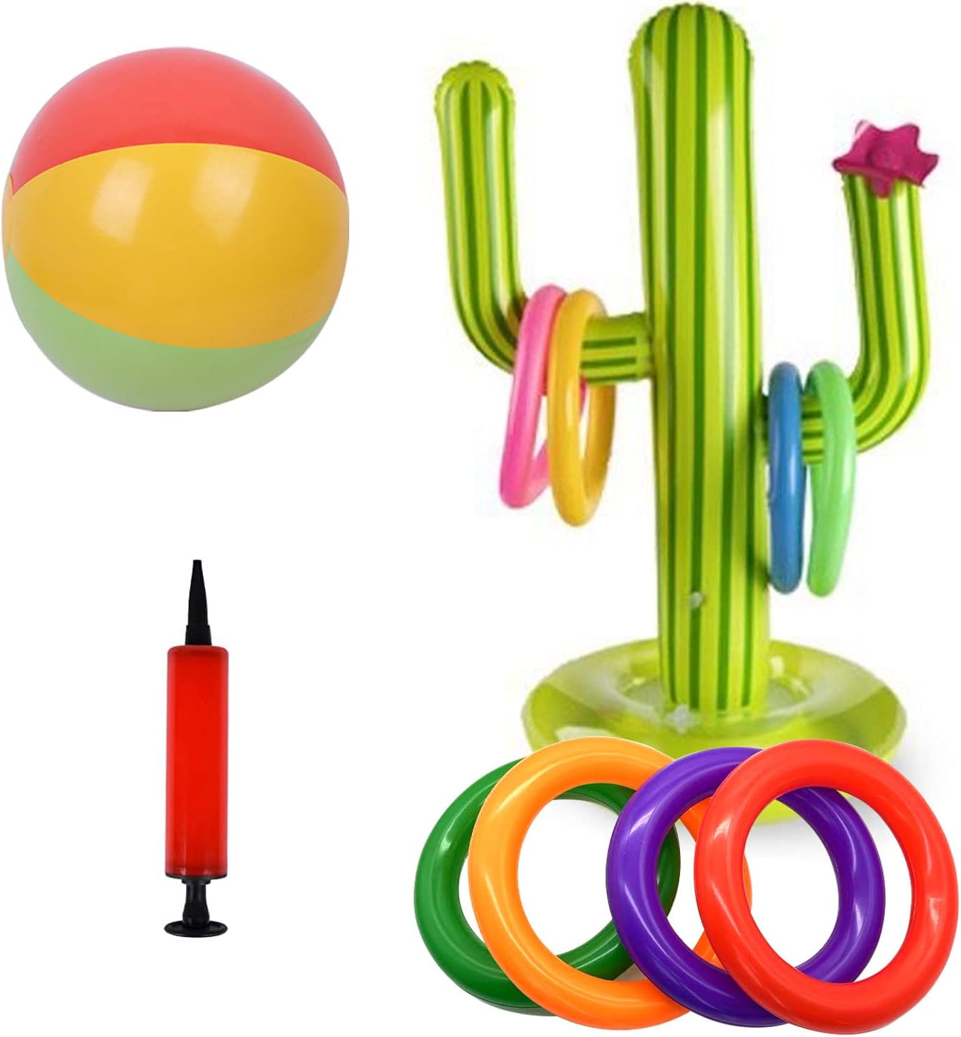 Juego Inflable de Lanzamiento, 11 PCS Lanzamiento