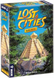 Devir - Lost Cities: Roll & Write, Juego de Mesa