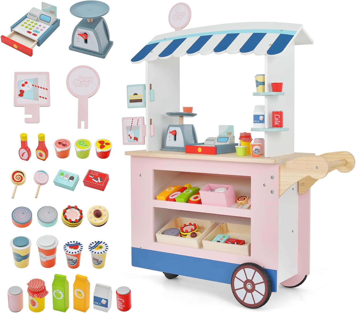 carrito compra juguetes